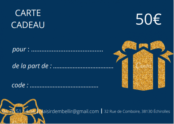 Carte cadeau 50€ – Image 2