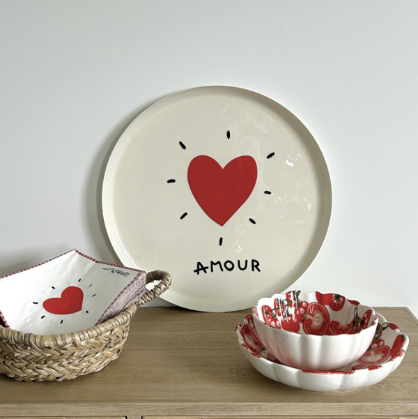 Plateau rond cœur "Amour" – Image 6