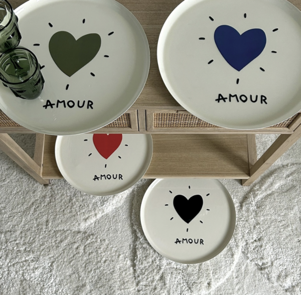 Plateau rond cœur "Amour" – Image 8