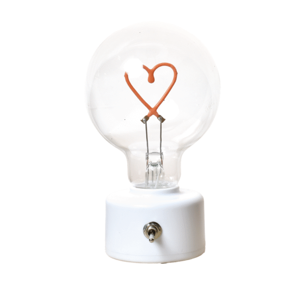 Lampe décorative Lili cœur à piles